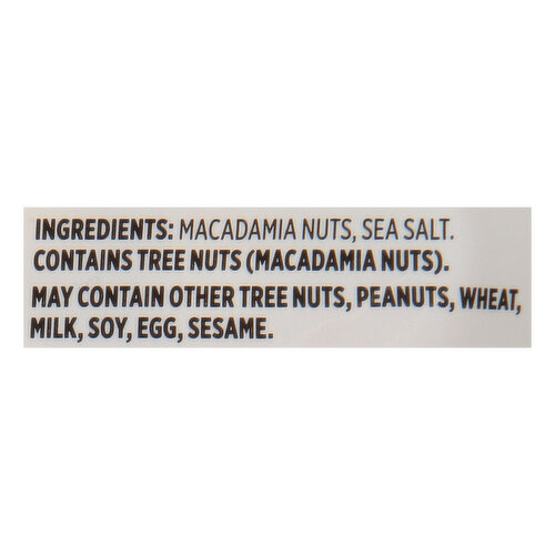 First Street Macadamia Nuts, Dry Roasted with Sea Salt