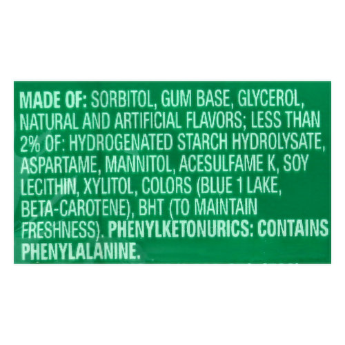 Orbit Spearmint Gum, Sugarfree