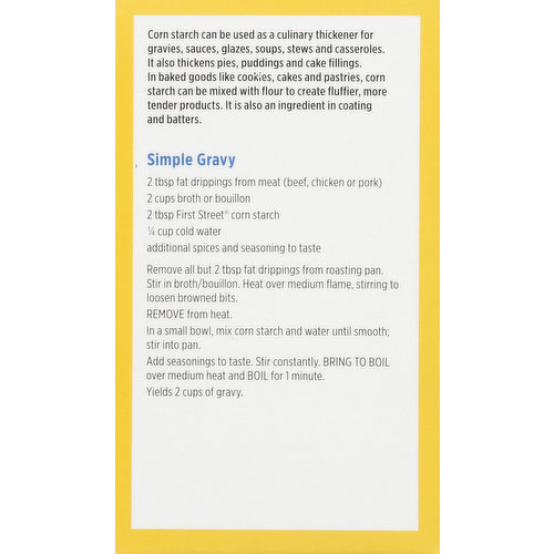 First Street Corn Starch, Pure