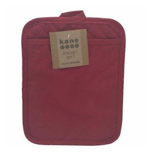 Kane Home Quilted Red Pocket Mitt