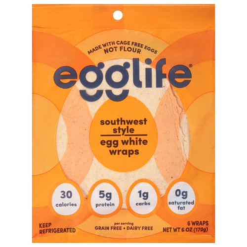 Egglife Egg White Wraps, Southwest Style