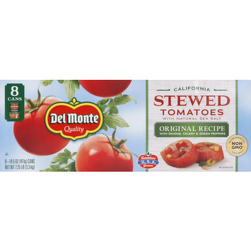 Del Monte Tomatoes, with Natural Sea Salt, Original Recipe, Stewed