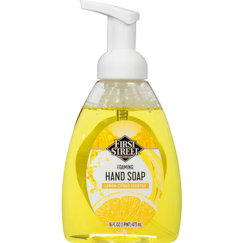 First Street Hand Soap, Foaming, Lemon Citrus Scented