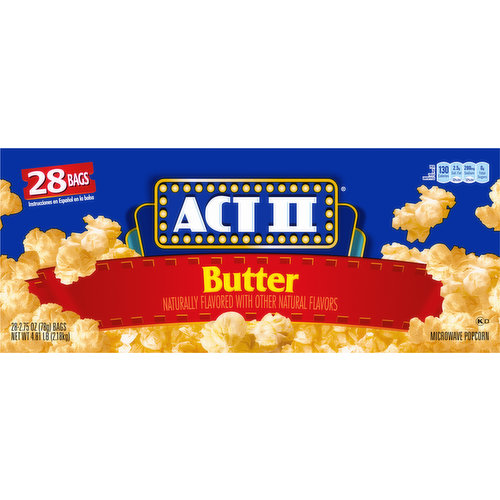 Act II Microwave Popcorn, Butter - Smart & Final