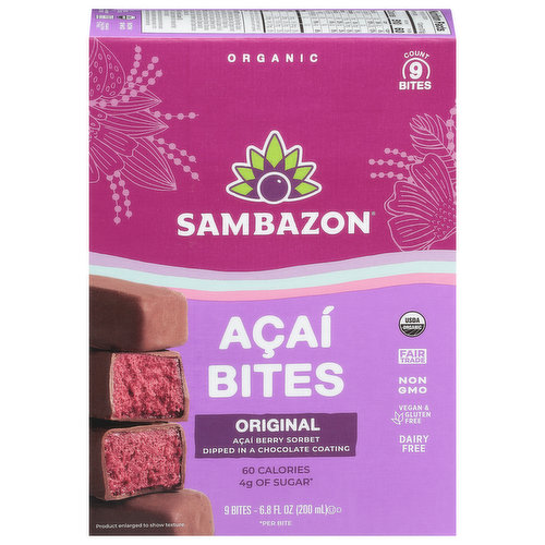 Sambazon Acai Bites, Organic, Original