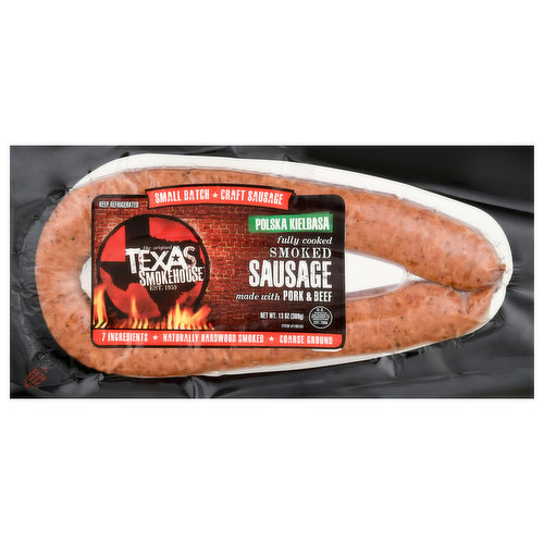 Texas Smokehouse Smoked Sausage, Polska Kielbasa