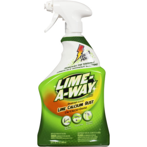 Lime-A-Way Cleaner, Turbo Foam