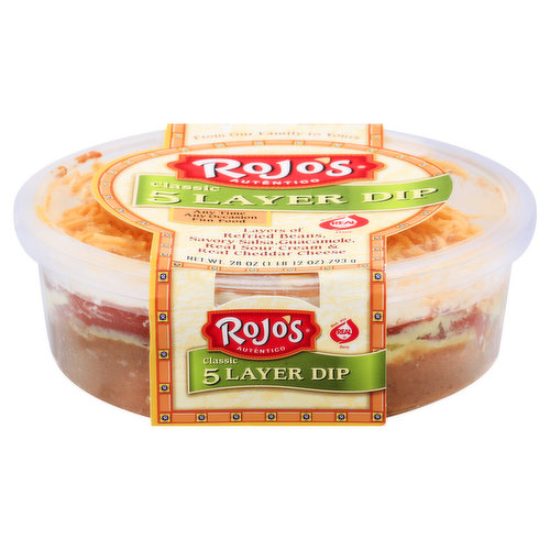 Rojo's 5 Layer Dip, Classic