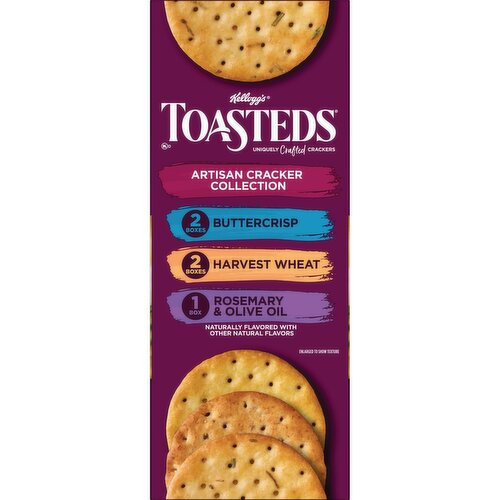 Toasted Crackers, Variety Pack