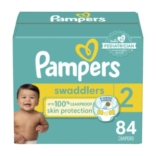 Pampers Diaper Size 2 84 Count - Smart & Final