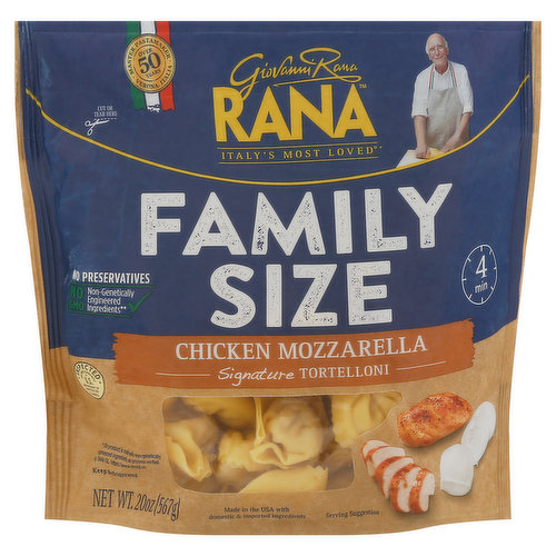 Rana Tortelloni, Signature, Chicken Mozzarella, Family Size