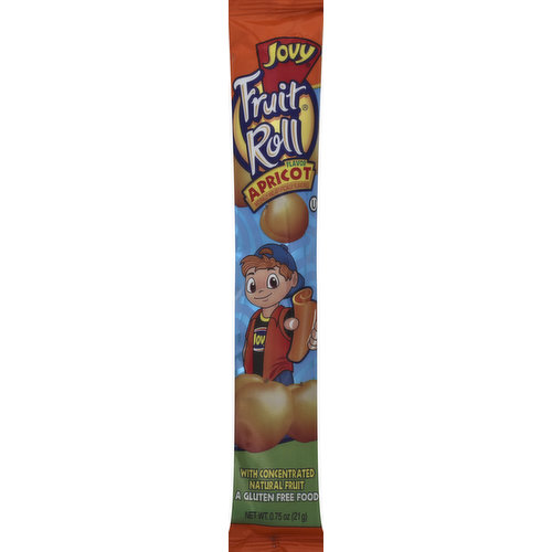 Jovy Fruit Roll, Apricot Flavor