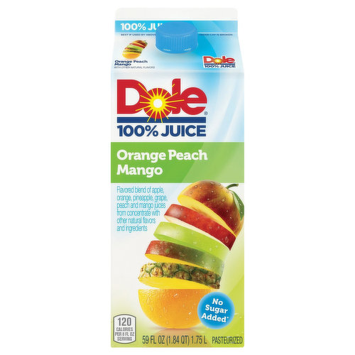 Dole Juice, Orange Peach Mango