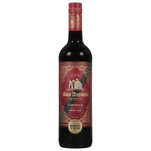 San Antonio Winery Red Wine, Sweet Red, Cardinale