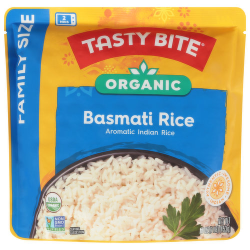Tasty Bite Basmati Rice, Organic, Family Size