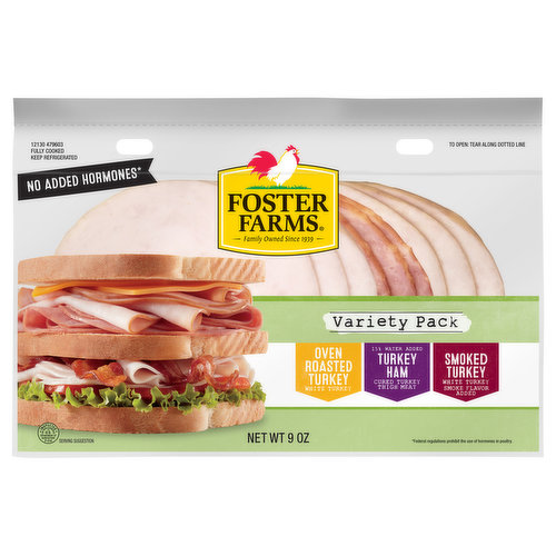 Foster Farms Turkey, Variety Pack