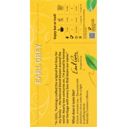 Twinings Tea Bags Earl Grey Black Tea Value Pack