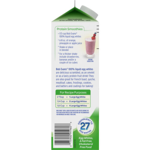 Bob Evans Bob Evans Cage Free Liquid Egg Whites, 32 oz