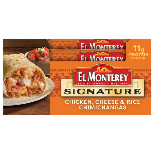 El Monterey Chimichanga, Chicken, Cheese & Rice