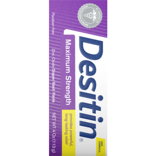 Desitin Diaper Rash Paste, Maximum Strength