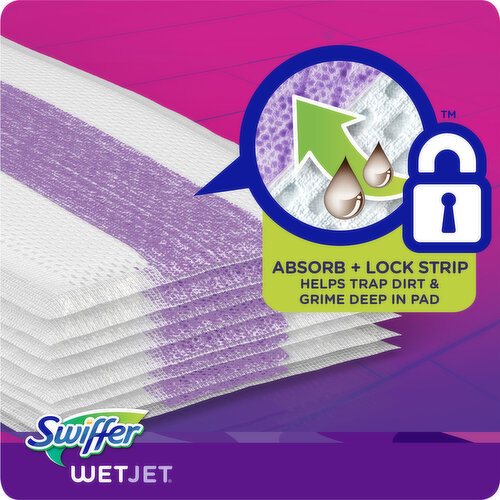 Swiffer Wet Jet Mop Cleaning Pads Refill, Floor Cleaner