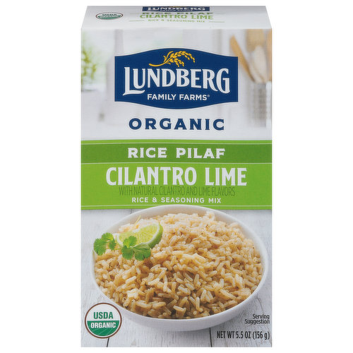 Lundberg Family Farms Rice Pilaf, Organic, Cilantro Lime