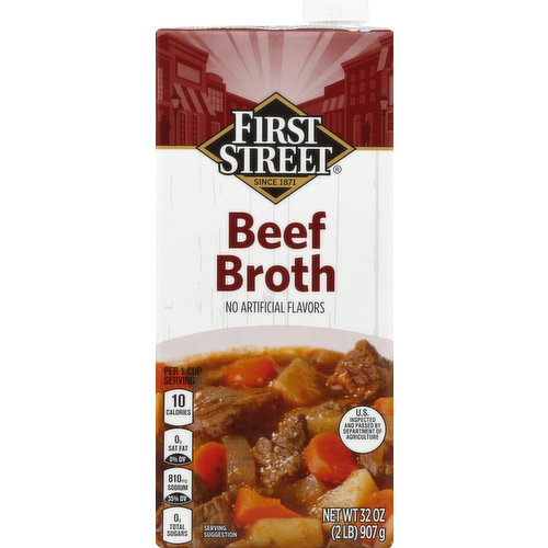 First Street Beef Broth