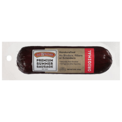 Old Wisconsin Summer Sausage, Original, Premium