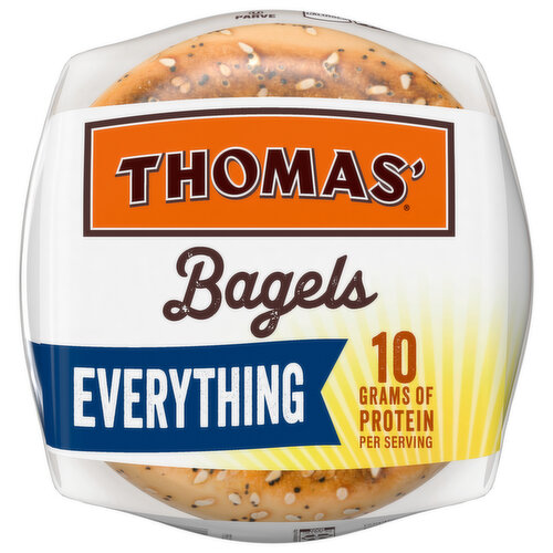 Thomas' Everything Bagels, 6 count, 20 oz
