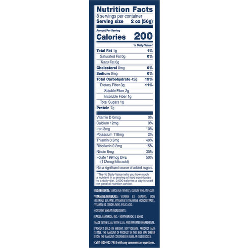 Barilla Mini Penne - Non-GMO Pasta Made with Durum Wheat Semolina & Kosher