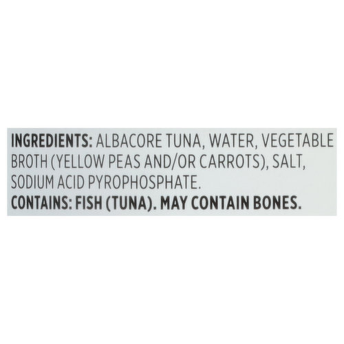 First Street Tuna, in Water, Albacore, Solid White, Premium