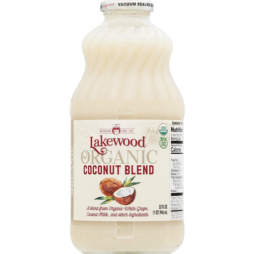 Lakewood Juice, Organic, Coconut Blend