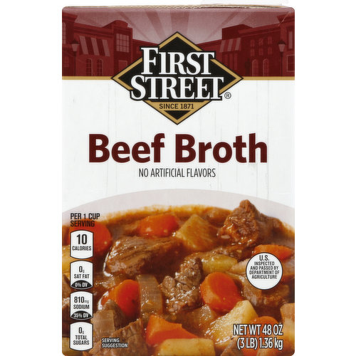 First Street Beef Broth