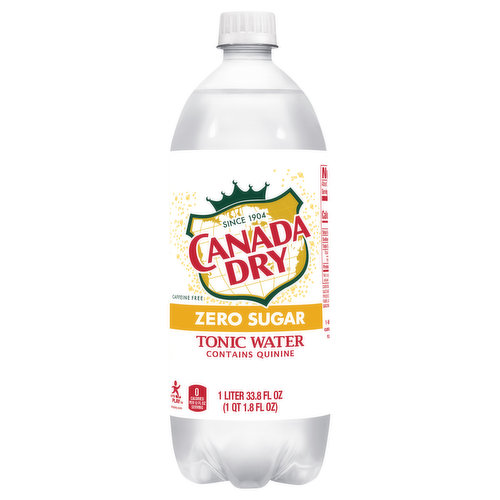 Canada Dry Tonic Water, Zero Sugar