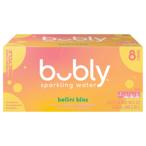 Bubly Sparkling Water, Bellini Bliss