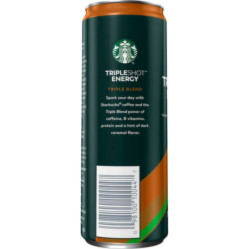 Starbucks Tripleshot Energy Dark Caramel Energy Coffee Beverage