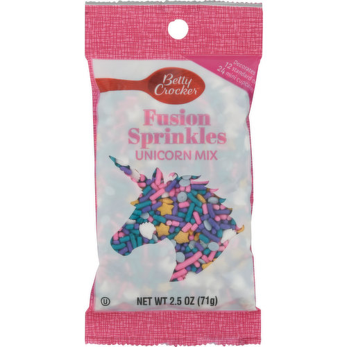 Betty Crocker Fusion Sprinkles, Unicorn Mix