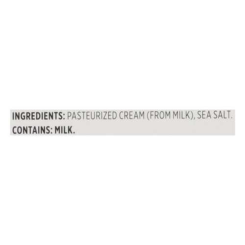 First Street Butter, with Sea Salt, Sweet Cream