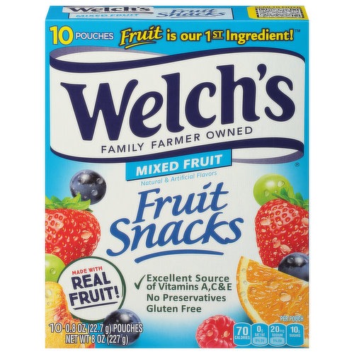 Welch's Fruit Snacks, Mixed Fruit