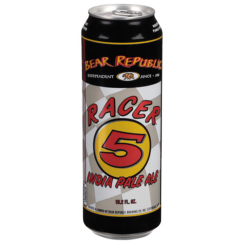 Bear Republic Beer, Indian Pale Ale, Racer 5