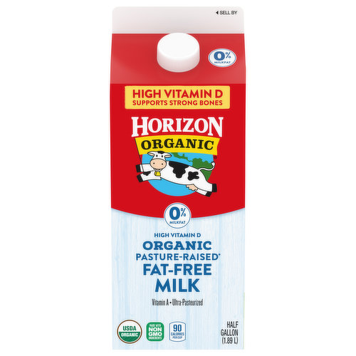 Horizon Organic Milk, Organic, Fat-Free, 0% Milkfat