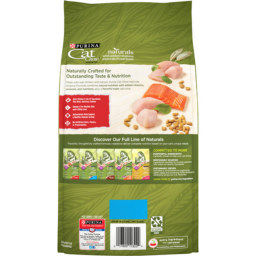 Cat Chow Cat Food, Naturals, Original, For All Life Stages