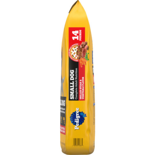 Pedigree Food for Dogs, Adult, Small Dog, Grilled Steak & Vegetable Flavor