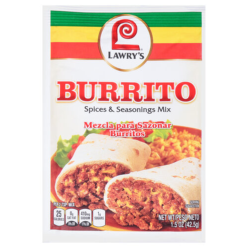 Lawry's Burrito Seasoning Mix