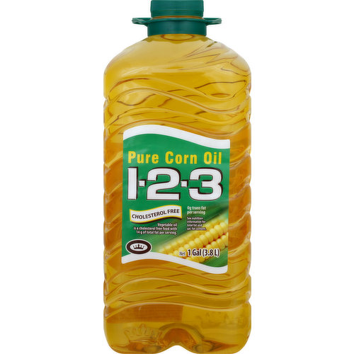 1 2 3 Corn Oil, Pure