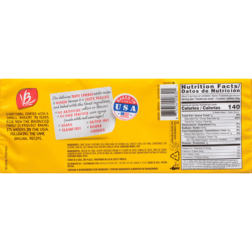 Bauducco Wafer, Vanilla