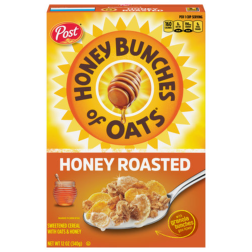 Honey Bunches of Oats Cereal, Honey Roasted