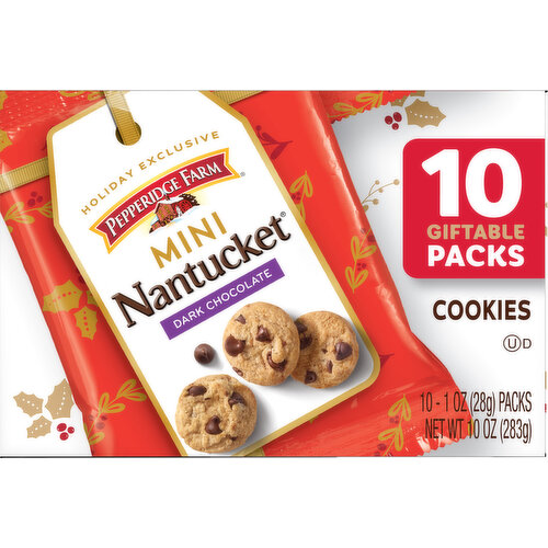 Pepperidge Farm Dark Chocolate Mini Cookies Giftable Packs