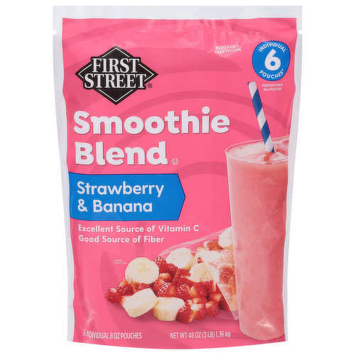First Street Smoothie Blend, Strawberry & Banana