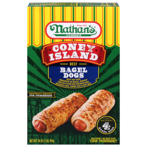 Nathan's Famous Bagel Dogs, Beef